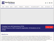 Tablet Screenshot of nanotecnexus.org